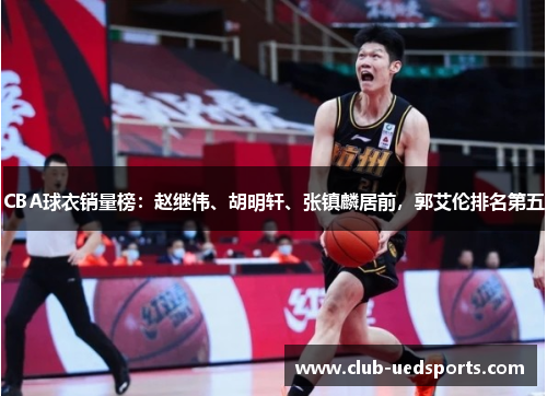 CBA球衣销量榜：赵继伟、胡明轩、张镇麟居前，郭艾伦排名第五